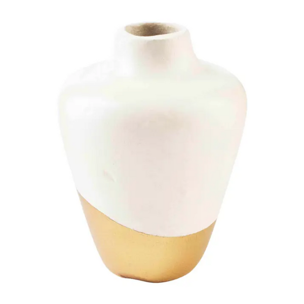 Mudpie Paper Mache Gold Bud Vases - Necessities Boutique