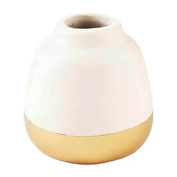 Mudpie Paper Mache Gold Bud Vases - Necessities Boutique