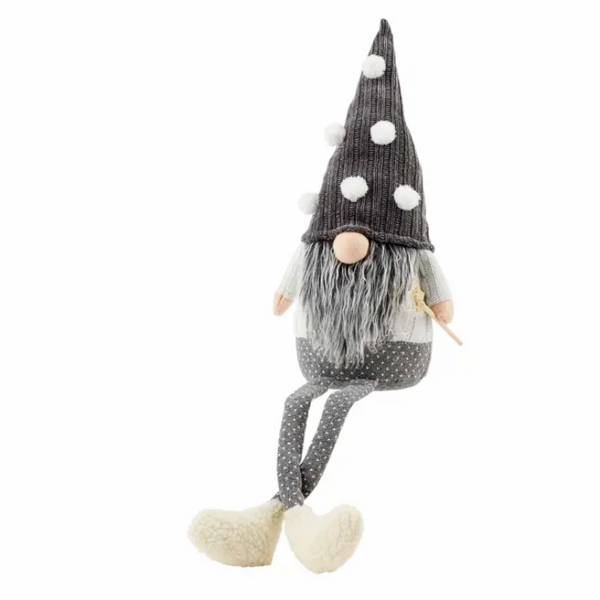 Mudpie Deluxe Grey Holiday Gnome Collection - Necessities Boutique