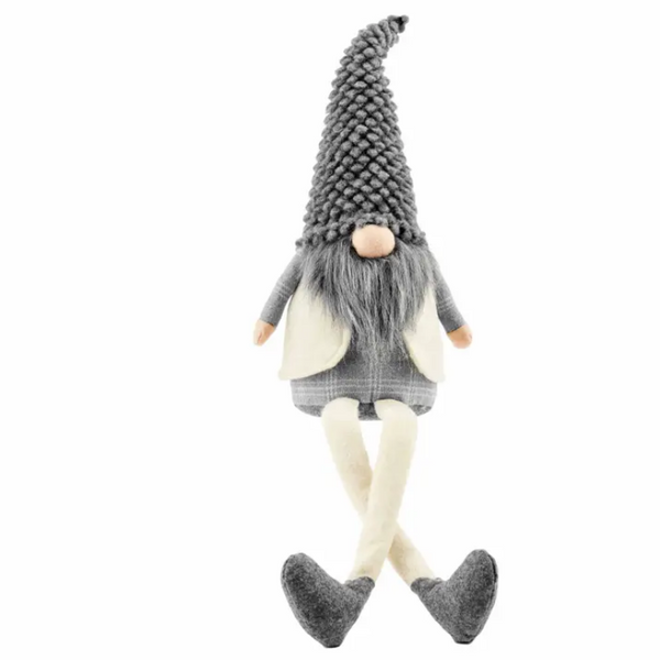 Mudpie Deluxe Grey Holiday Gnome Collection - Necessities Boutique