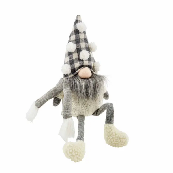 Mudpie Grey Neutral Decorative Hat Gnome Collection - Necessities Boutique