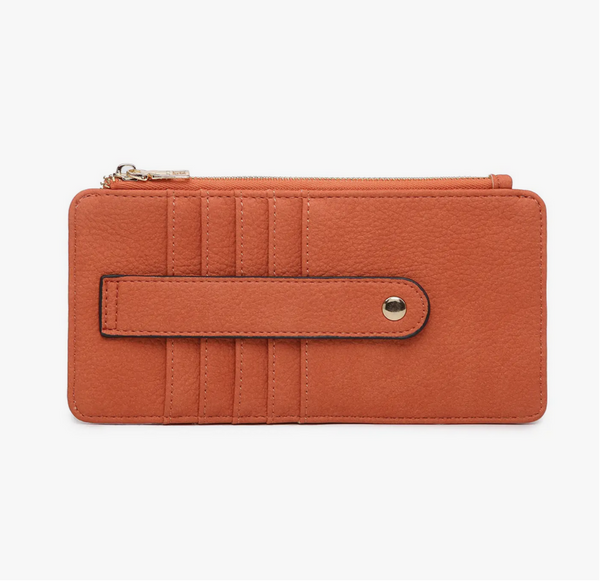 Jen & Co Saige Slim Card Holder Wallet - Necessities Boutique