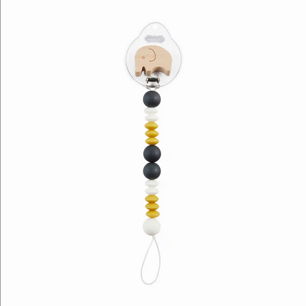 Mudpie Wooden & Silicone Paci Clips - Necessities Boutique