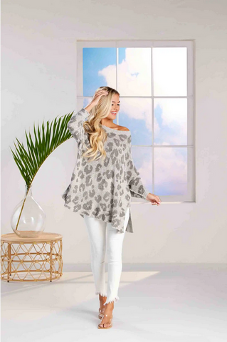 Mudpie Cyprus One Size Sweater - Necessities Boutique
