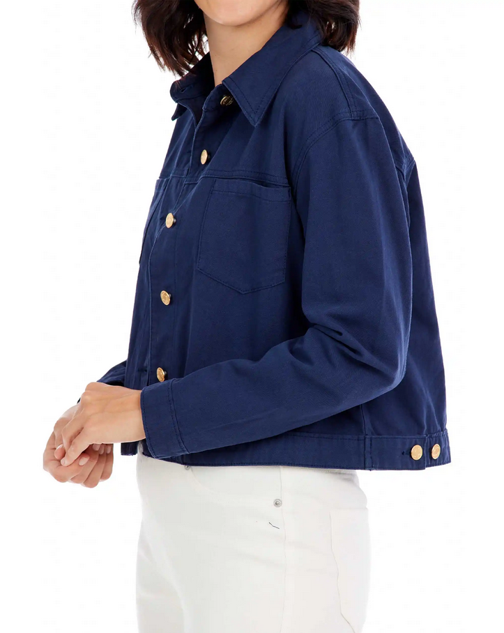 Mudpie Kendrick Navy Jacket - Necessities Boutique