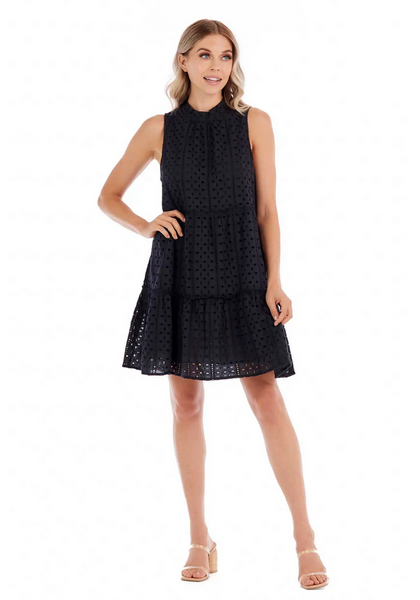 Mudpie Biles Eyelet Dress - Necessities Boutique