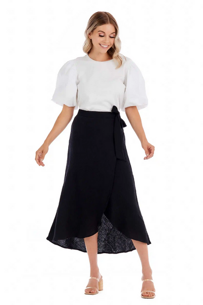 Mudpie Mallie Gauze Wrap Skirt - Necessities Boutique