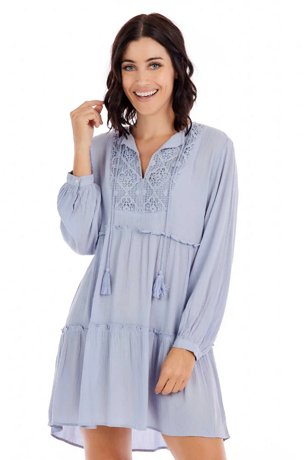 Mudpie Esther Tiered Dress - Necessities Boutique