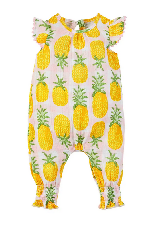 Mudpie Pineapple Baby Longall - Necessities Boutique