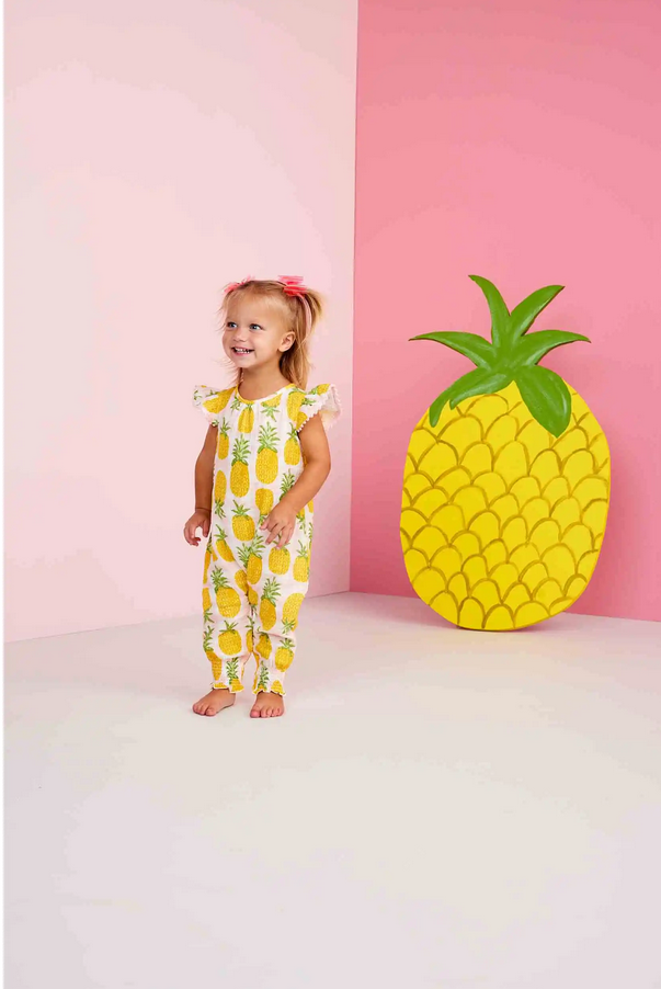 Mudpie Pineapple Baby Longall - Necessities Boutique
