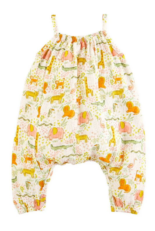 Mudpie Jungle Baby Long-all - Necessities Boutique