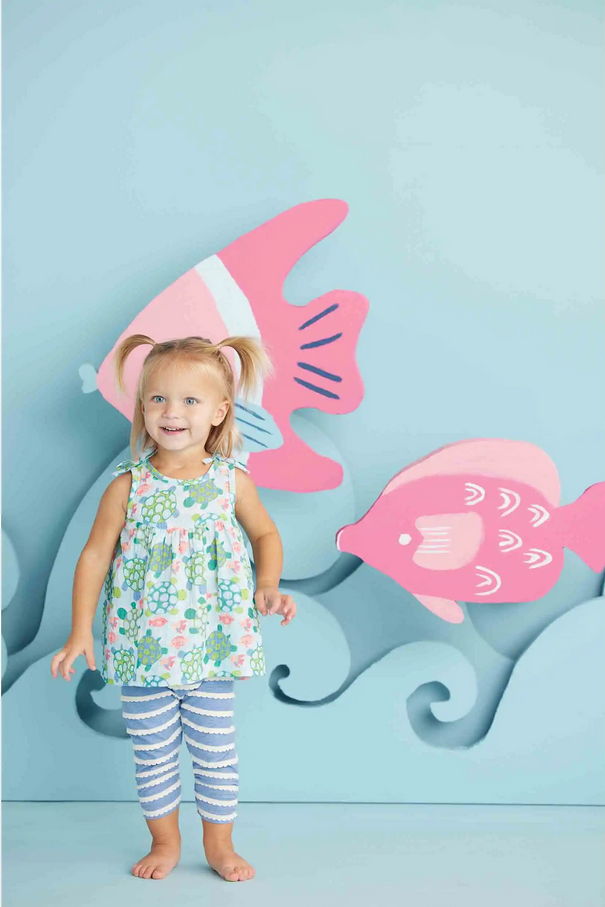 Mudpie Turtle Tunic and Legging Set - Necessities Boutique