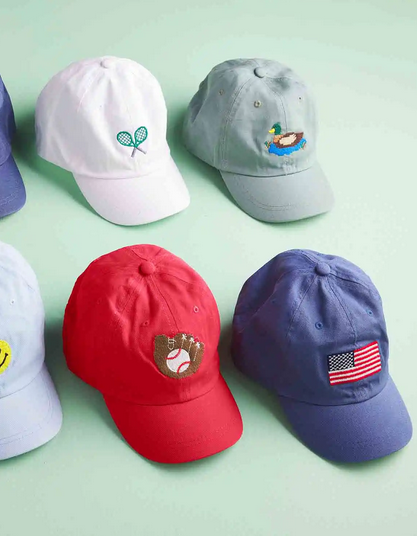 Mudpie Toddler Embroidered Theme Hat - Necessities Boutique