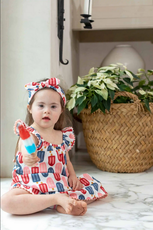 Mudpie Popsicle Toddler Dress Set - Necessities Boutique
