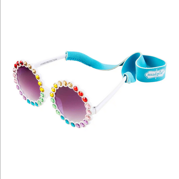 Mudpie Rhinestone Toddler Sunglass Set