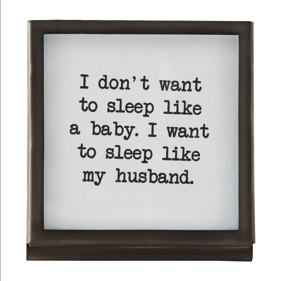 Mudpie Metal Saying Plaque - Necessities Boutique
