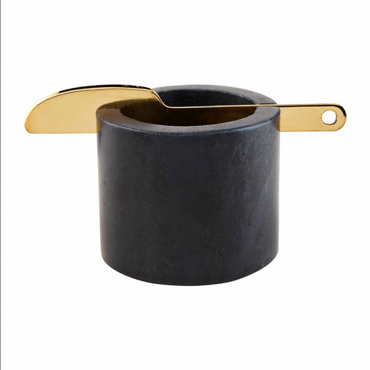 Mudpie Marble Dip Cup & Spreader Set - Necessities Boutique