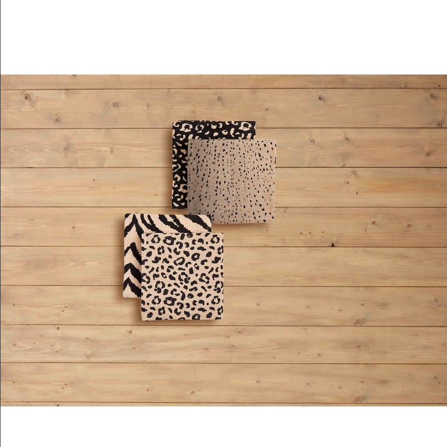 Mudpie Animal Print Kitchen Towel Set - Necessities Boutique