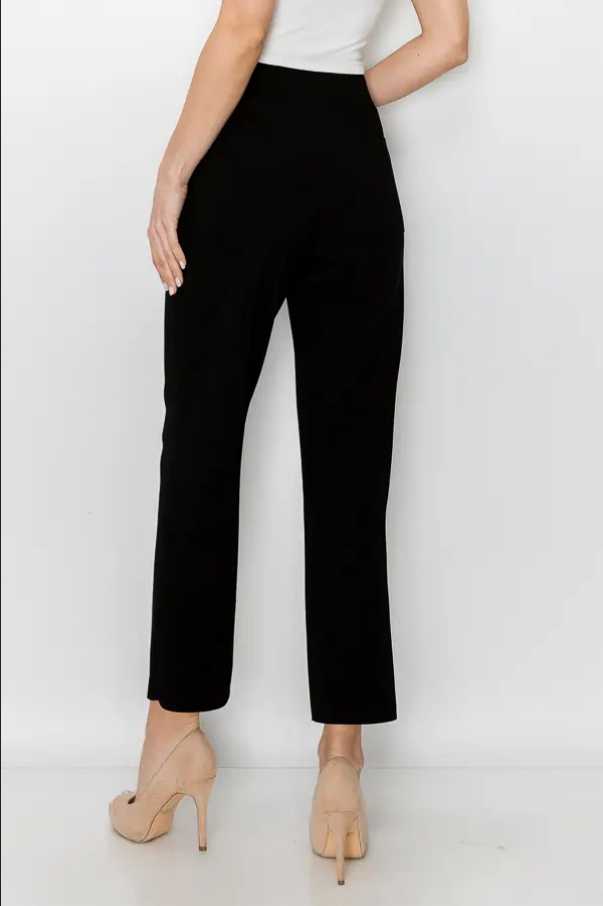 JOH Kristy Crepe Pull-on Pant - Necessities Boutique