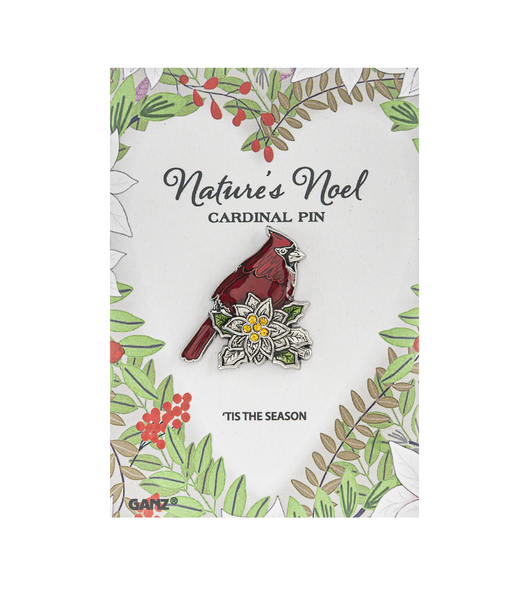 Ganz Nature's Noel Cardinal Pins - Necessities Boutique