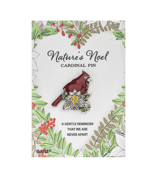 Ganz Nature's Noel Cardinal Pins - Necessities Boutique