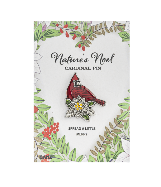 Ganz Nature's Noel Cardinal Pins - Necessities Boutique