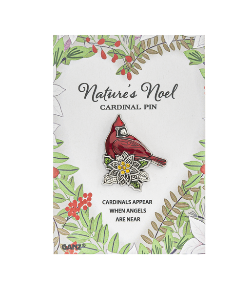 Ganz Nature's Noel Cardinal Pins - Necessities Boutique