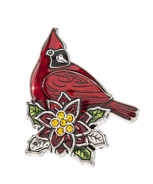 Ganz Nature's Noel Cardinal Pins - Necessities Boutique