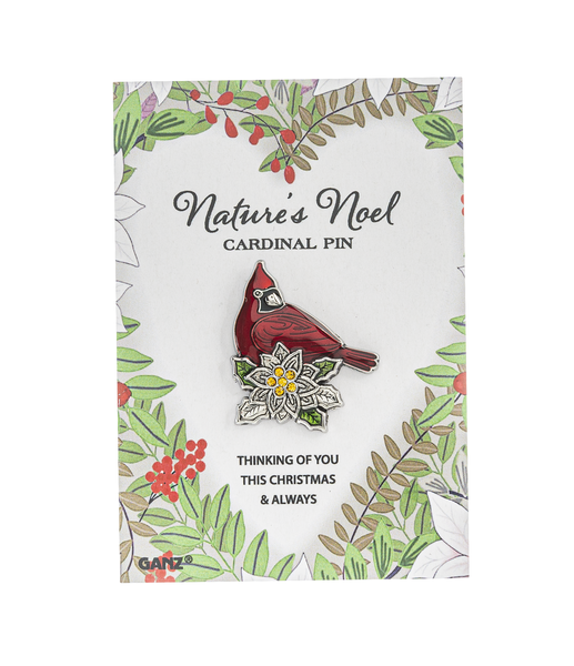 Ganz Nature's Noel Cardinal Pins - Necessities Boutique