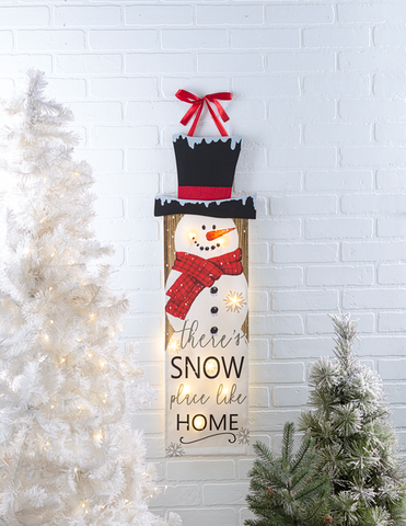 Ganz Cozy Holidays Light Up Wall Banner - Necessities Boutique