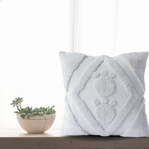 Paw Prints On My Heart Tufted Pillow Cover - Necessities Boutique