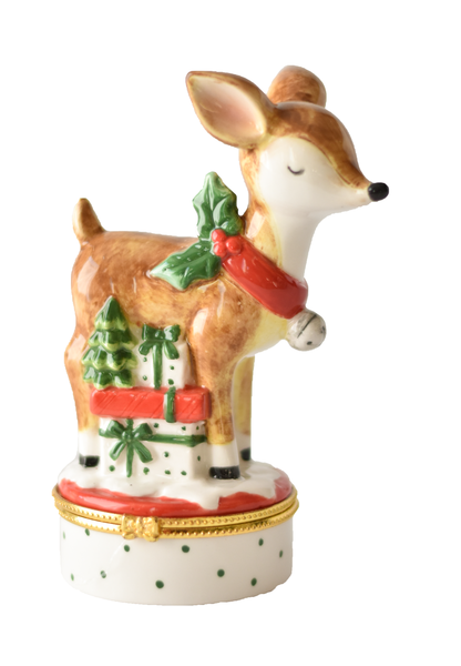 Ganz Ceramic Christmas Hinged Figurines - Necessities Boutique